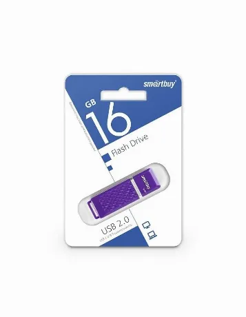 Флешка SmartBuy 16Gb Quartz violet USB 2.0