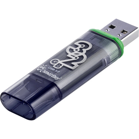 Флешка SmartBuy Glossy 32GB Dark Grey (SB32GBGS-DG) - фото 3
