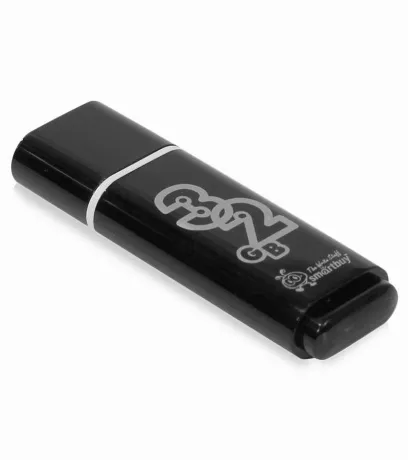 Флешка SmartBuy Glossy 32GB Black (SB32GBGS-K)