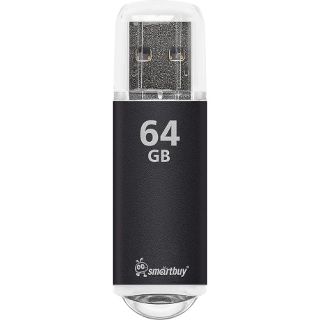Флешка SmartBuy 64Gb V-Cut Black USB 3.0 - фото 2