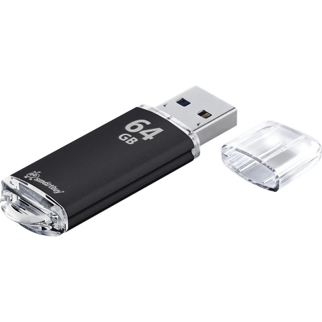 Флешка SmartBuy 64Gb V-Cut Black USB 3.0 - фото 3