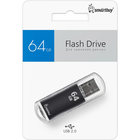 Флешка SmartBuy 64Gb V-Cut Black USB 3.0 - фото 5
