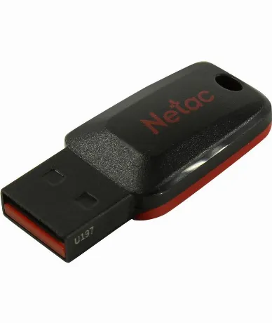 Флешка Netac U197 32Gb (NT03U197N-032G-20BK) USB 2.0