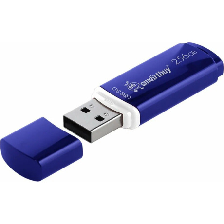 Флешка 256Gb SmartBuy Crown blue USB 3.0 - фото 2