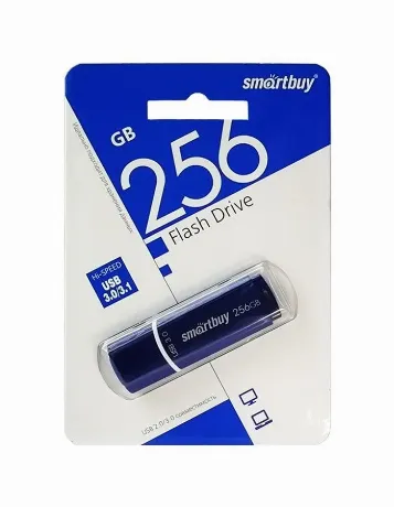 Флешка 256Gb SmartBuy Crown blue USB 3.0