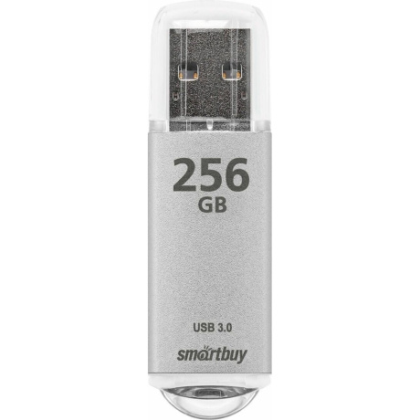 Флешка SmartBuy V-Cut 256Gb (SB256GBVC-S3) silver - фото 2