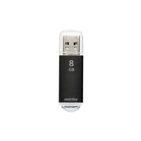 Флешка Smartbuy V-Cut 8Gb Black (SB8GBVC-K) - фото 1