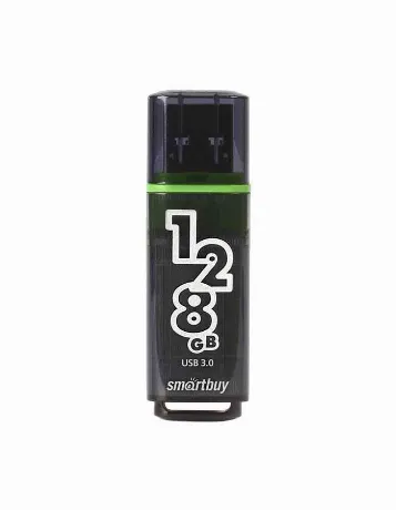Флешка SmartBuy Glossy series 128Gb USB 3.0/3.1 Dark Grey (SB128...