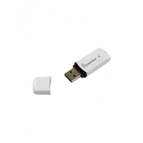 Флешка SmartBuy 8Gb White SB8GBPN-W - фото 2