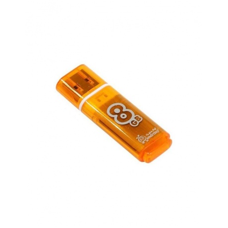 Флешка SmartBuy 8Gb Glossy Orange (SB8GBGS-Or) - фото 1