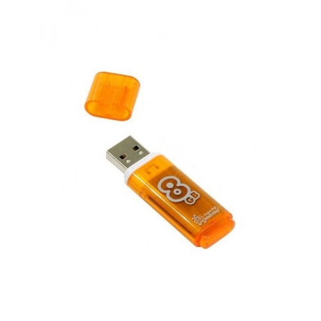 Флешка SmartBuy 8Gb Glossy Orange (SB8GBGS-Or) - фото 2