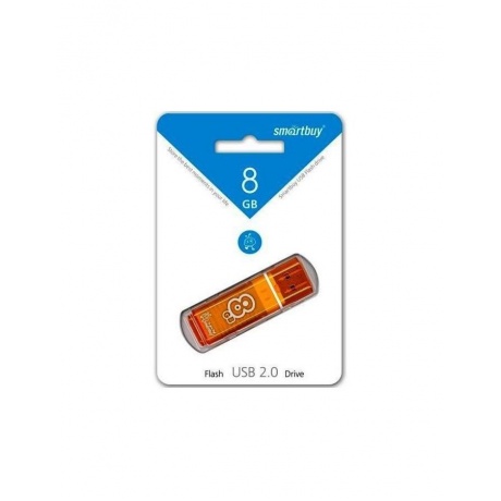 Флешка SmartBuy 8Gb Glossy Orange (SB8GBGS-Or) - фото 4