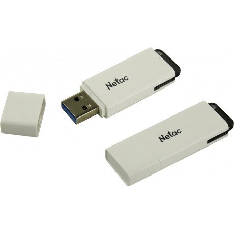 Флешка Netac U185 128Gb (NT03U185N-128G-20WH) белая - фото 3