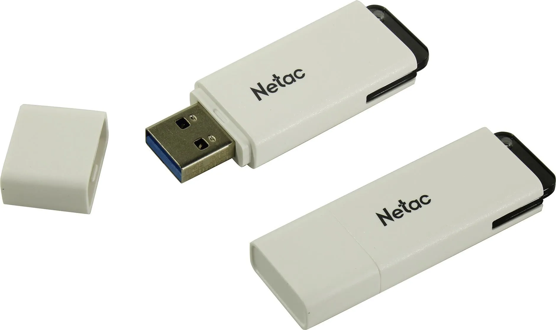 Флешка Netac U185 256Gb (NT03U185N-256G-30WH) белая - фото 3