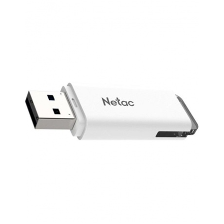 Флешка Netac U185 256Gb (NT03U185N-256G-30WH) белая - фото 4