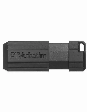 Флешка Verbatim PINSTRIPE 128Gb USB 2.0 Flash Drive Black (04907...