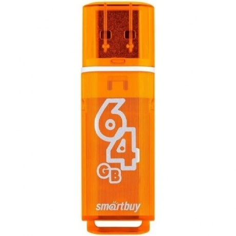 Флешка Smartbuy USB Drive 64Gb Glossy series Orange SB64GBGS-Or