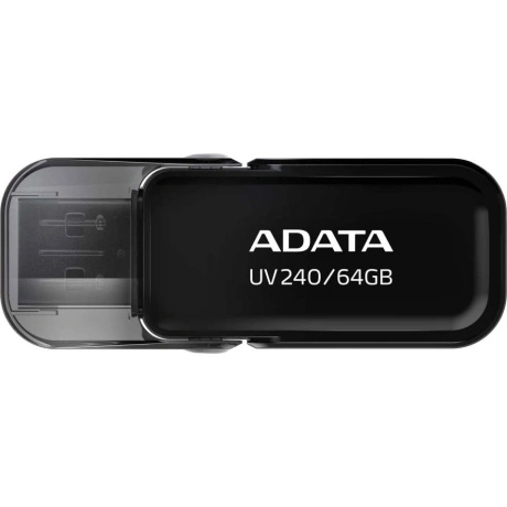 Флешка 64GB ADATA UV240, USB 2.0, Черный AUV240-64G-RBK