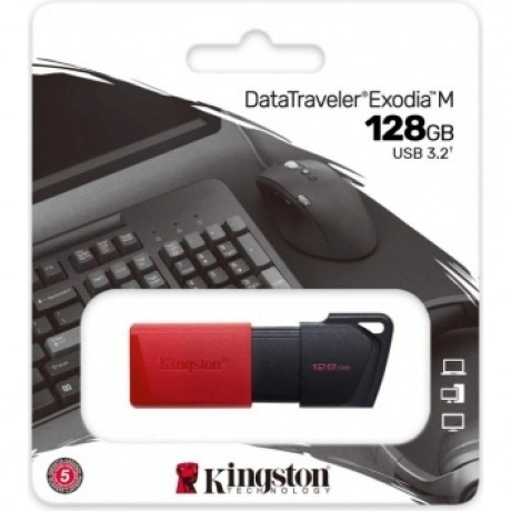 Флешка Kingston DataTraveler Exodia M 128Gb DTXM/128GB USB3.0 че...