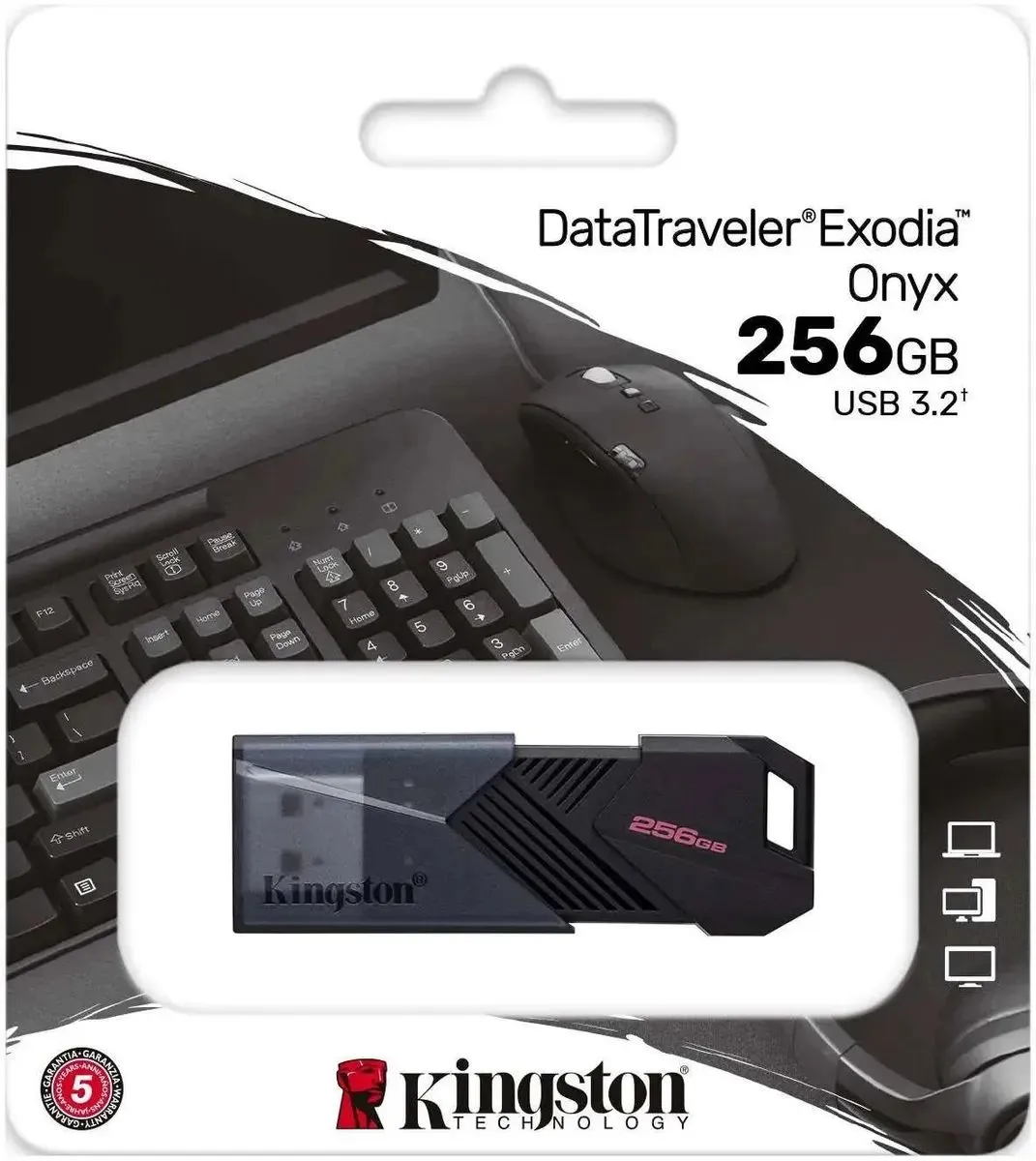 Флешка Kingston USB3.2 256GB (DTXON/256GB) - фото 3