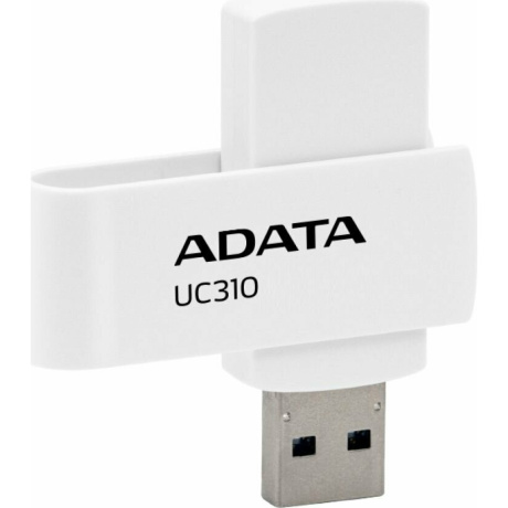 Флешка A-Data USB3 64GB WHITE (UC310-64G-RWH) - фото 2
