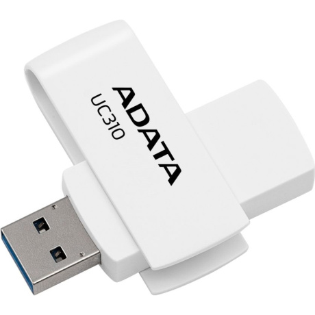 Флешка A-Data USB3 64GB WHITE (UC310-64G-RWH) - фото 3