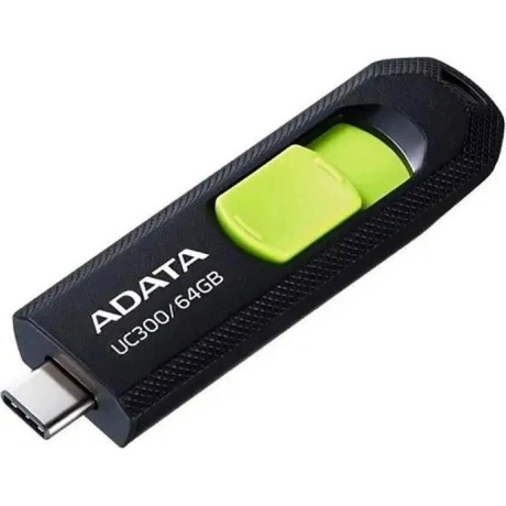 Флешка A-DATA 64GB (ACHO-UC300-64G-RBK/GN) UC300, USB 3.2/TypeC,...