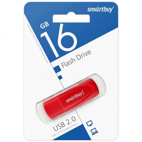 Флешка 16Gb SmartBuy Scout Red SB016GB2SCR - фото 4