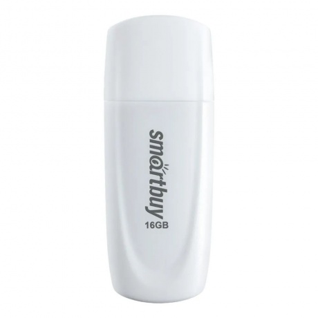 Флешка 16Gb SmartBuy Scout White SB016GB2SCW - фото 1