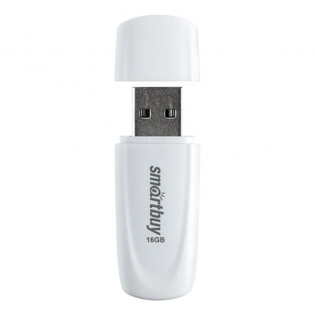 Флешка 16Gb SmartBuy Scout White SB016GB2SCW - фото 2