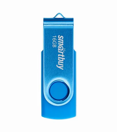 Флешка 16Gb SmartBuy UFD 2.0 Twist Blue SB016GB2TWB