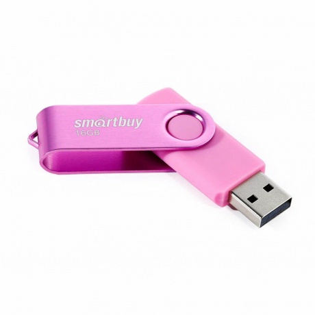 Флешка 16Gb SmartBuy UFD 2.0 Twist Pink SB016GB2TWP - фото 2