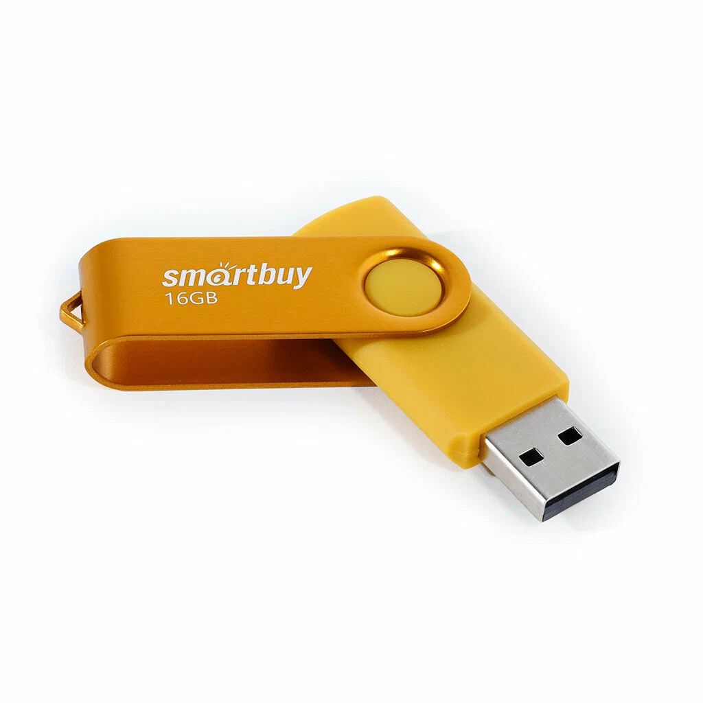 Флешка 16Gb SmartBuy UFD 2.0 Twist Yellow SB016GB2TWY - фото 3
