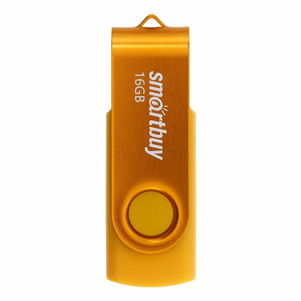 Флешка 16Gb SmartBuy UFD 2.0 Twist Yellow SB016GB2TWY - фото 1