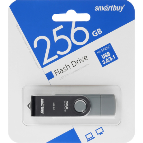 Флешка 256Gb SmartBuy Twist Dual SB256GB3DUOTWK - фото 3