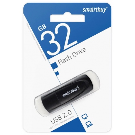 Флешка 32Gb SmartBuy Scout Black SB032GB2SCK - фото 3