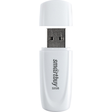 Флешка 32Gb SmartBuy Scout White SB032GB2SCW - фото 2