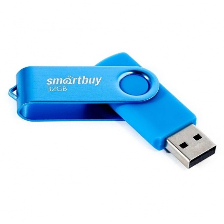 Флешка 32Gb SmartBuy UFD 2.0 Twist Blue SB032GB2TWB - фото 1