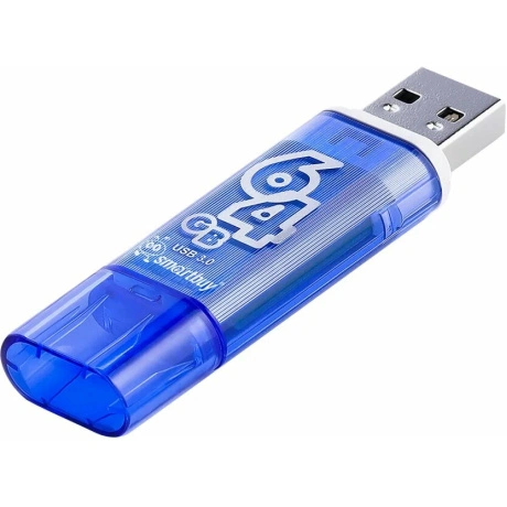 Флешка 64Gb SmartBuy Glossy series USB 3.0/3.1 Gen.1 Dark Blue S...