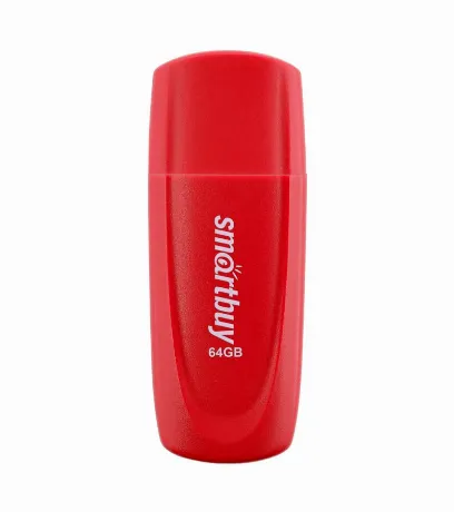 Флешка 64Gb SmartBuy Scout Red SB064GB2SCR
