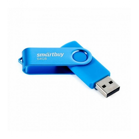 Флешка 64Gb SmartBuy UFD 2.0 Twist Blue SB064GB2TWB - фото 2