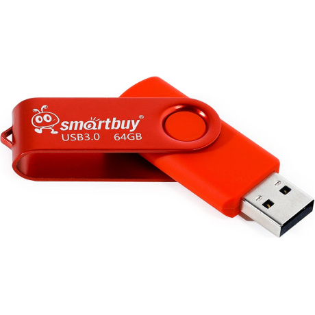 Флешка 64Gb SmartBuy UFD 3.0 Twist Red SB064GB3TWR - фото 3