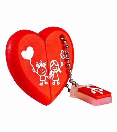 Флешка 64Gb SmartBuy Wild Series USB Heart SB64GBHeart