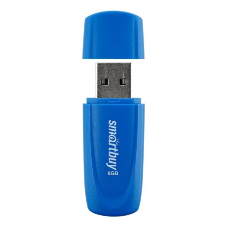 Флешка 8Gb SmartBuy Scout Blue SB008GB2SCB - фото 3