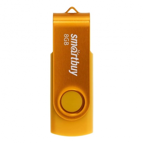 Флешка 8Gb SmartBuy UFD 2.0 Twist Yellow SB008GB2TWY - фото 1