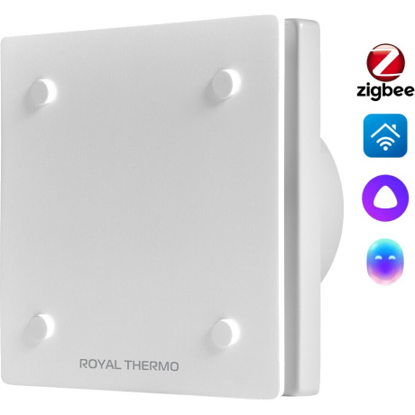Вентилятор вытяжной Royal Thermo RAFC 120 White - фото 4