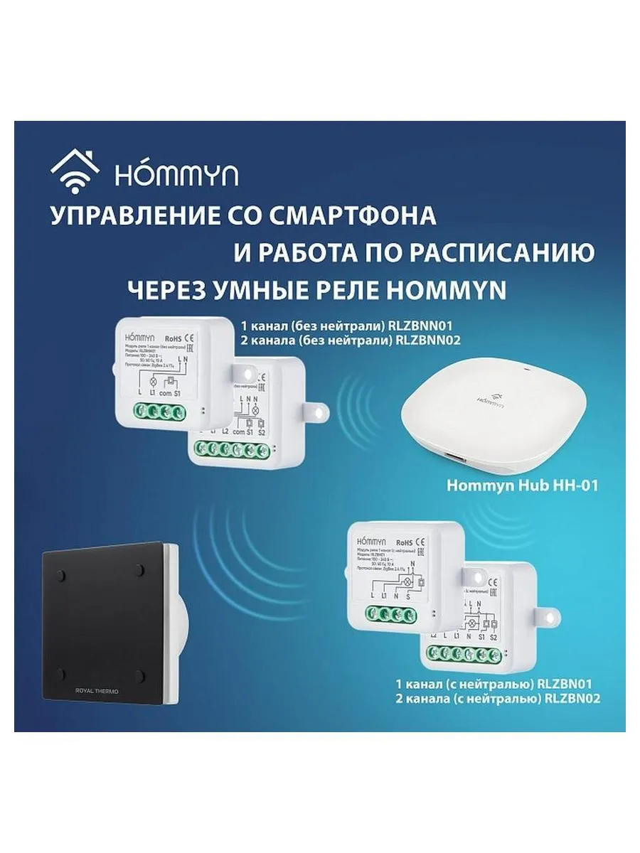 Вентилятор вытяжной Royal Thermo Calipso RAFC 100 Black - фото 10