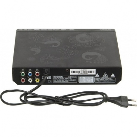 Плеер DVD Hyundai H-DVD120 черный ПДУ - фото 3