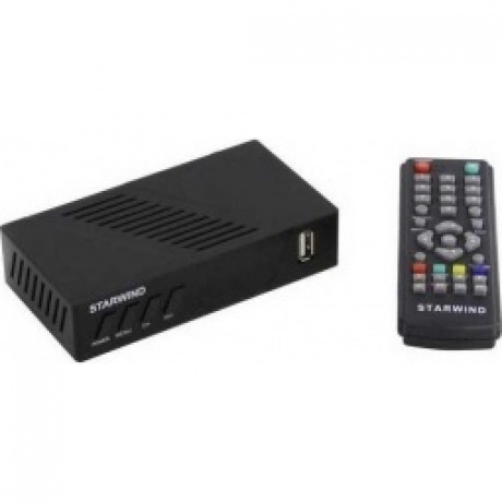 TV-тюнер DVB-T2 Starwind CT-140, черный - фото 8