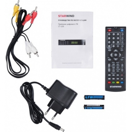 TV-тюнер DVB-T2 Starwind CT-220, черный - фото 11